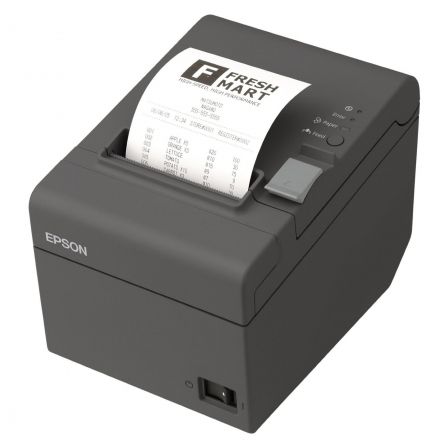 Epson TM-T20III Impresora de Recibos USB y RS-232 Negra